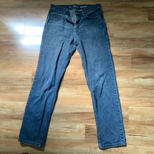 Urban pipeline blue jeans